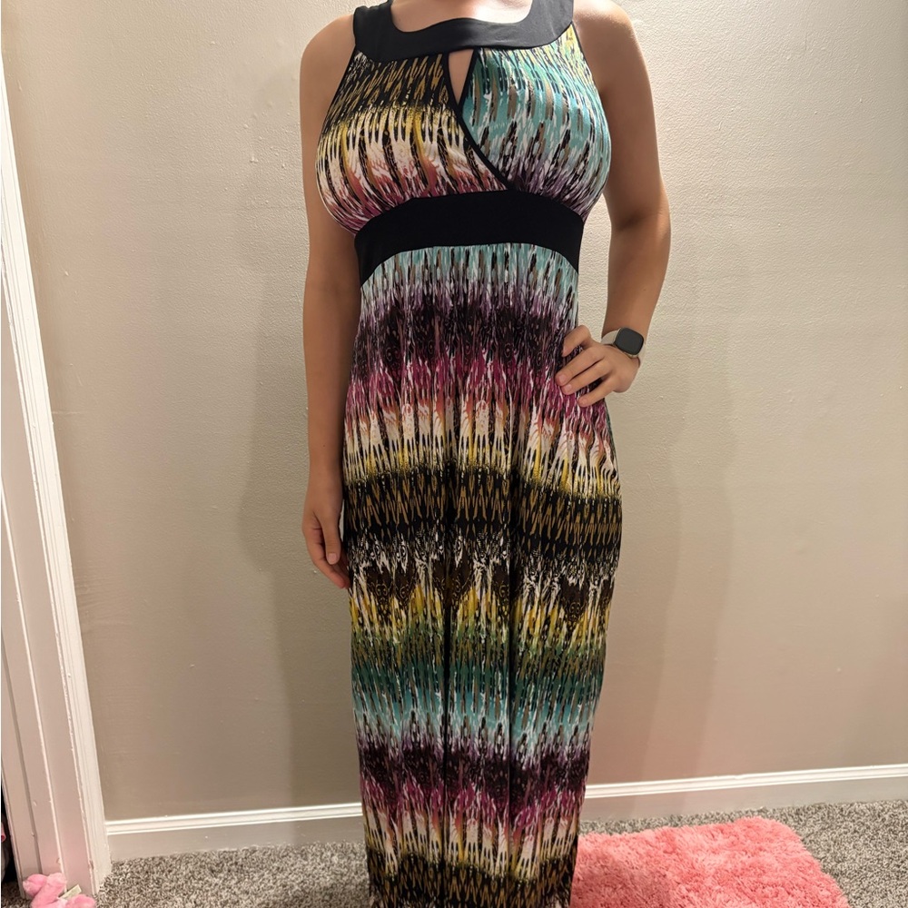 Susan Lawrence Multicolor Maxi Dress